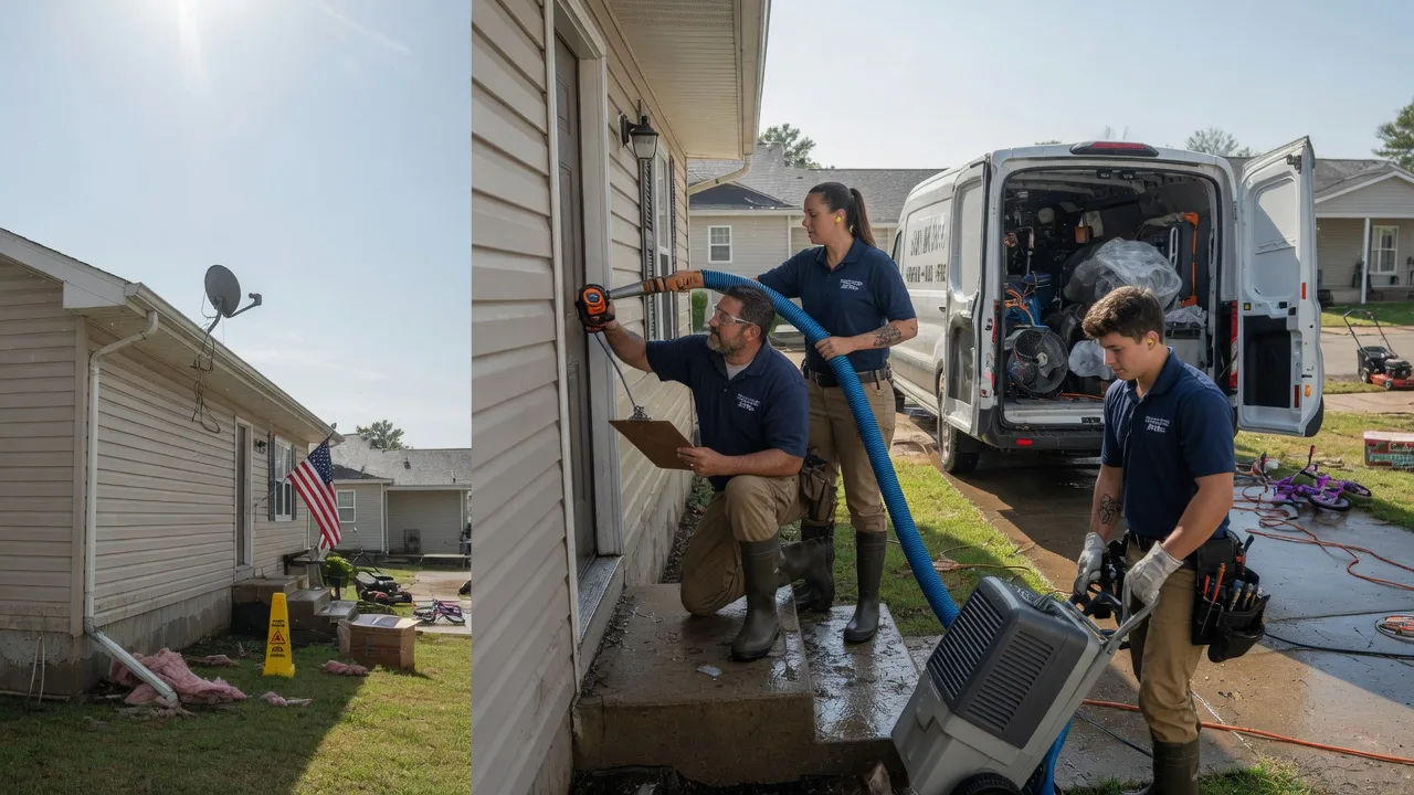 Ceiling Water Damage Restoration in Cedar Vale, KS near me